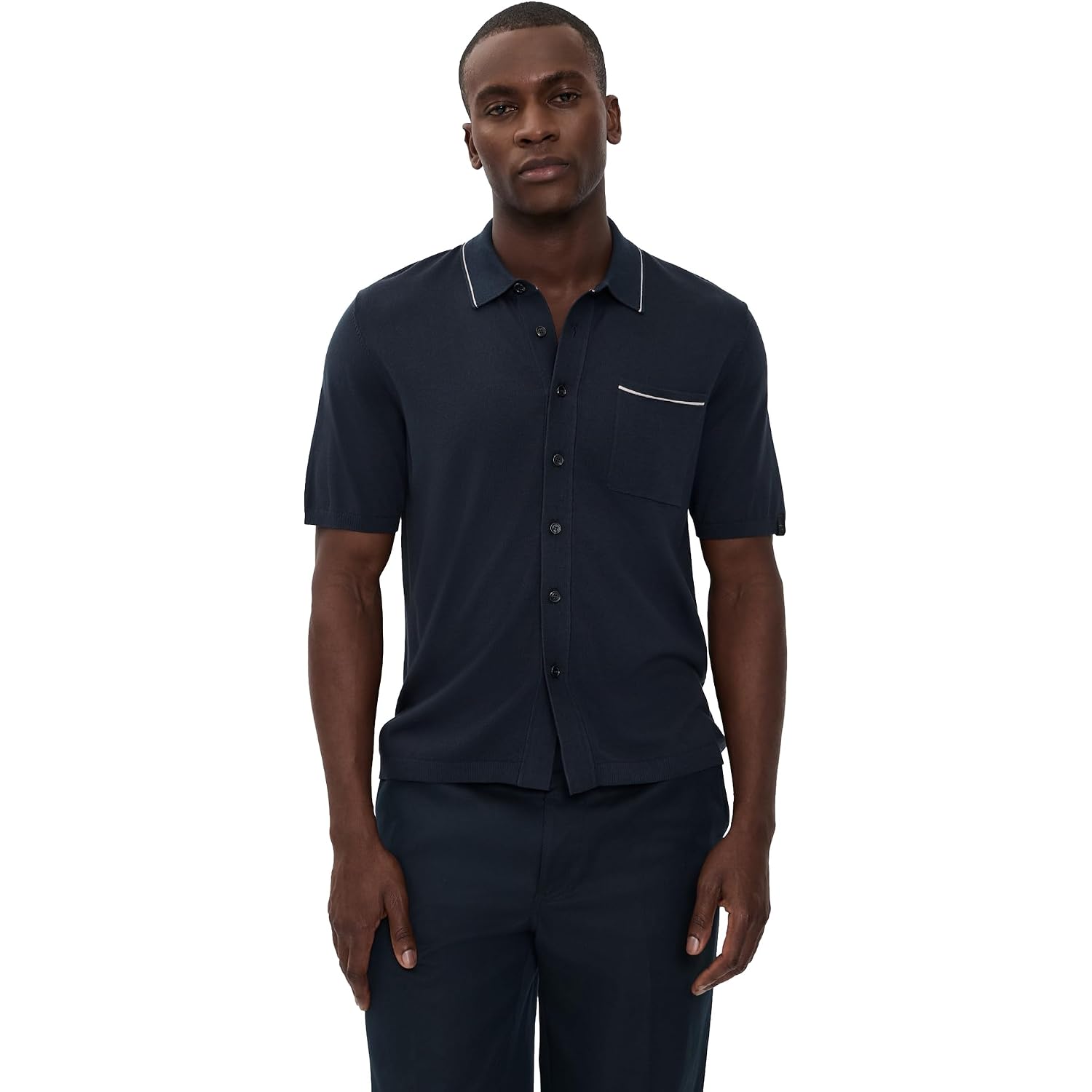 Rag & Bone Men'S Conrad Silk Blend Dalton Shirt