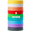 Bedgeta 9 Wide Mouth Mason Jar Lids with Silicone Ring,Thickened Leak-proof Lids Fit Ball,Kerr and More, 9 Color Plastic Lids, 86mm Plastic Mason Jar Lids