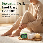 Tea Tree Oil Foot Cream, 2026 New Tea Tree Foot Moisturizer for Dry Cracked Heels and Feet, Soften & Renew Dry, Rough Feet (1)