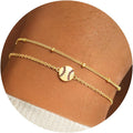 Turandoss World Cup 2026 Competition Ball, Sports Bracelets for Women Gold Plated Soccer Football Basketball Gold Pickleball Volleyball Tennis Baseball Bracelet Gifts for Sports Lovers Fans Teams