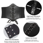 GRACE KARIN Lace-up Cinch Belt Tied Corset Elastic Waist Belt