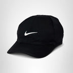 Nike Unisex Adult Dri-FIT Club Unstructured Featherlight Cap Hat | Mens and Womens Black/White