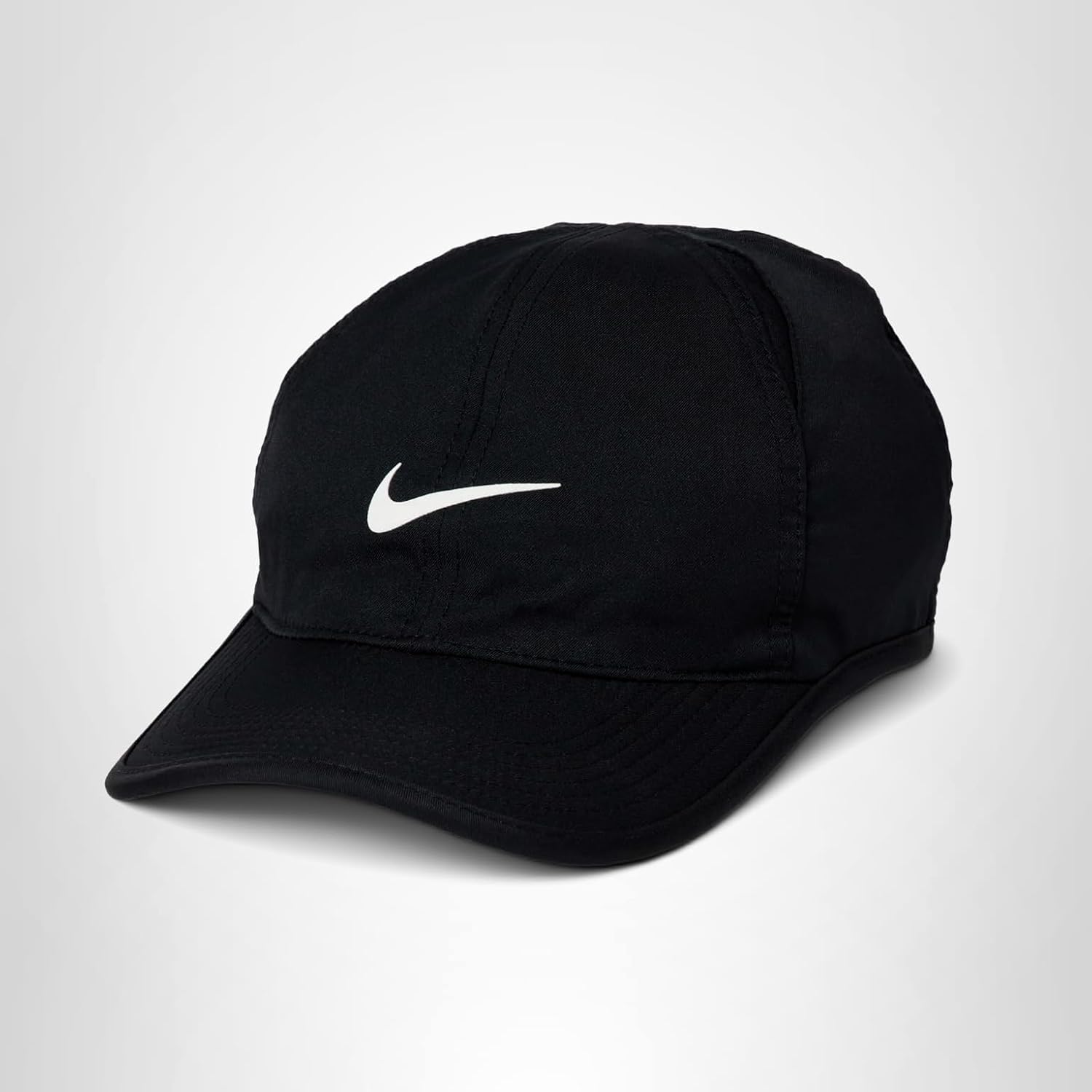 Nike Unisex Adult Dri-FIT Club Unstructured Featherlight Cap Hat | Mens and Womens Black/White