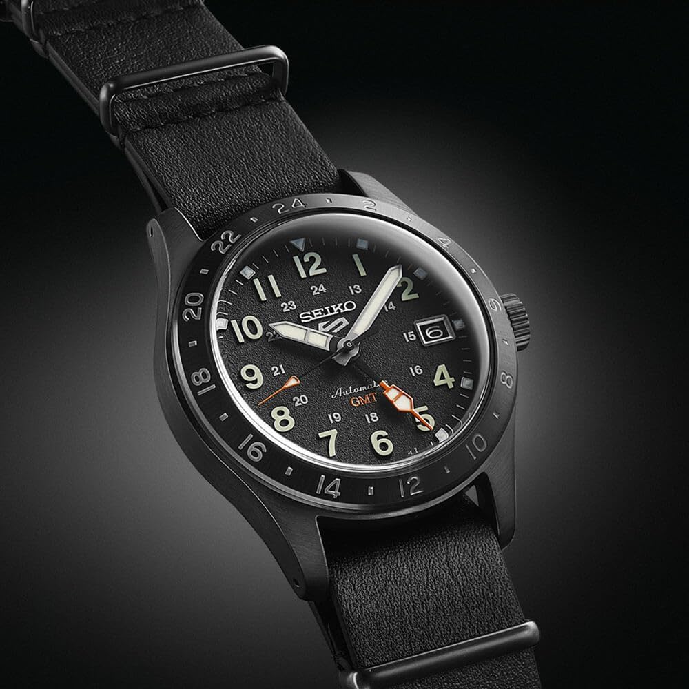 Seiko Men'S Ssk025 5 Sports Field Gmt Watch