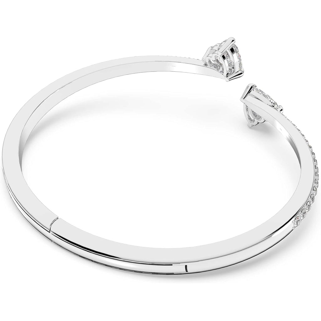 Swarovski Soul Heart Bangle Bracelet Collection, Rhodium Finish
