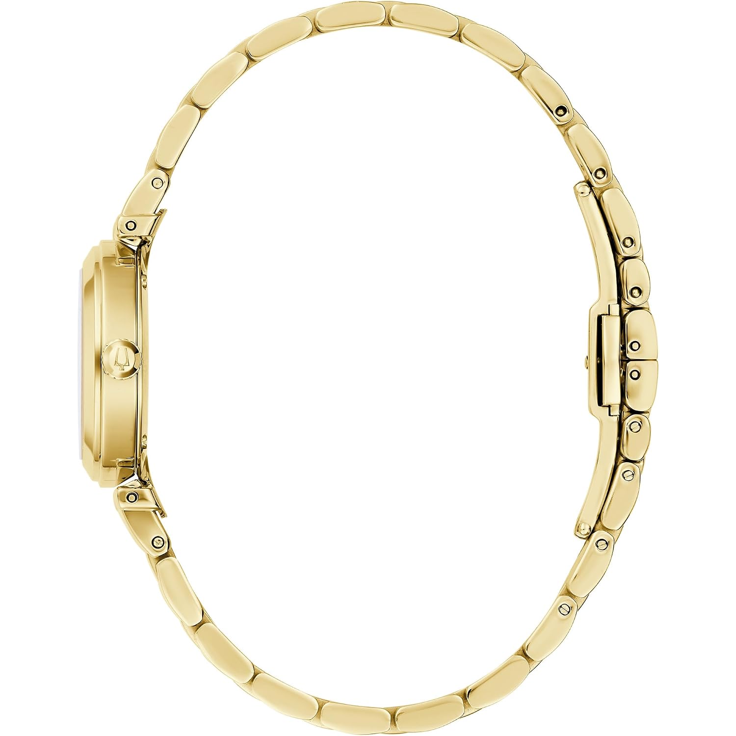 Bulova Ladies Classic Mini 2-Hand Quartz Watch, Diamond, Stainless Steel, Mother-Of-Pearl Dial, 24.5Mm
