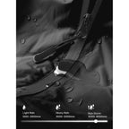 Saphirose Adult Rain Poncho Waterproof Hooded Zipper Raincoat With Pockets | Oeko-Tex Certified 100% Polyester, Lightweight Packable Storage Pouch, Heat-Sealed Seams, Quick-Dry For Outdoor Hiking