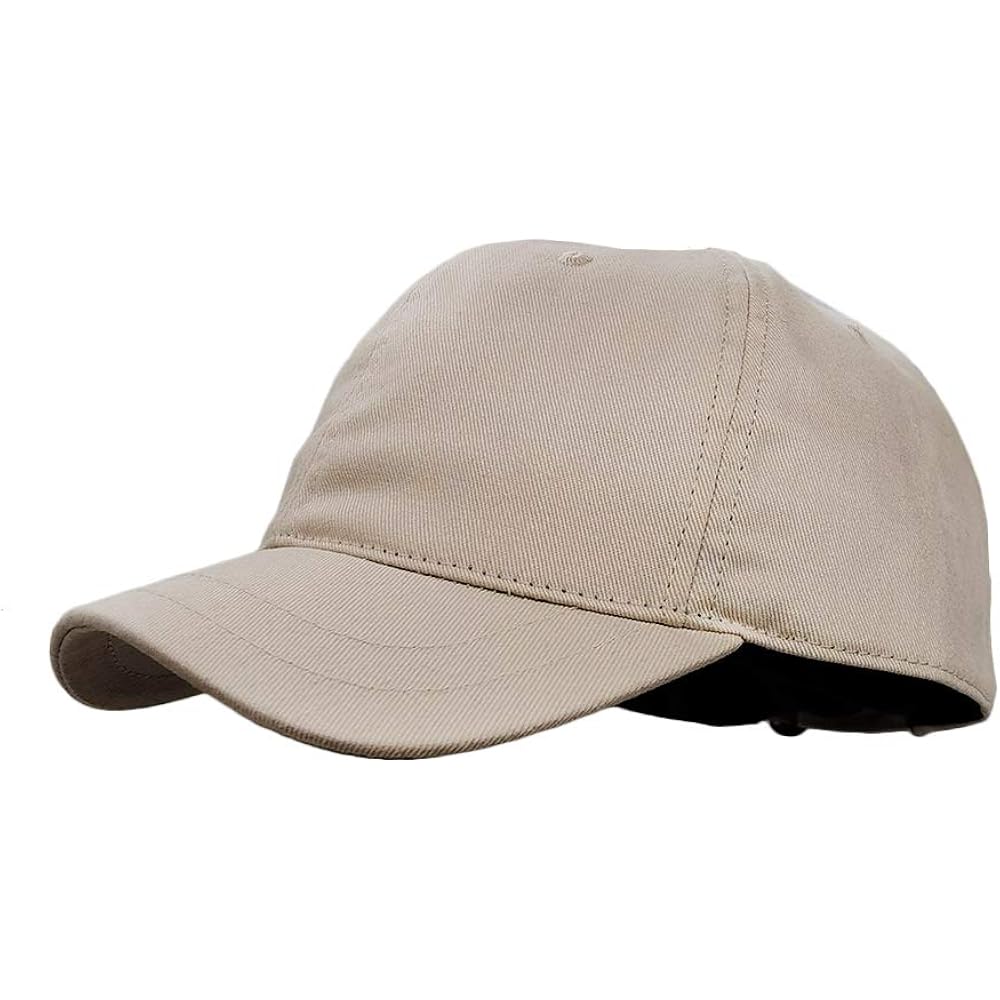 CLAPE Short Bill Baseball Cap Plain Hiphop Dad Hat Cooling Trucker Hat | Cooling, Plain, Hiphop, Dad Hat Rd02-khaki