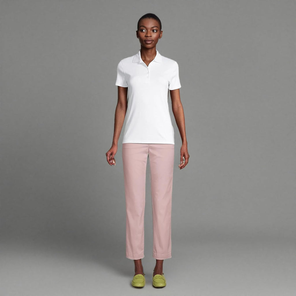 Lands' End Women's American-Grown Supima Cotton Polo Shirt