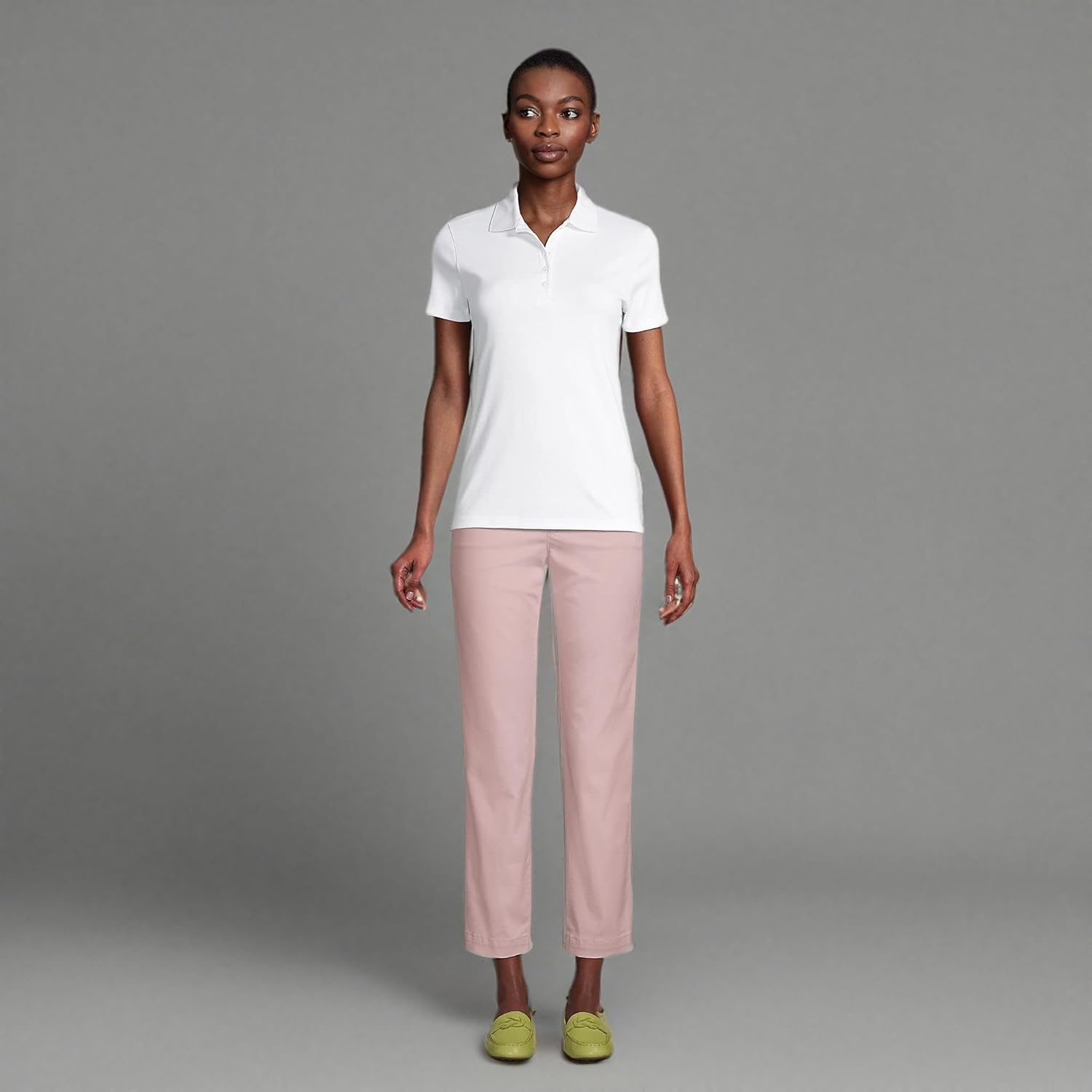 Lands' End Women's American-Grown Supima Cotton Polo Shirt