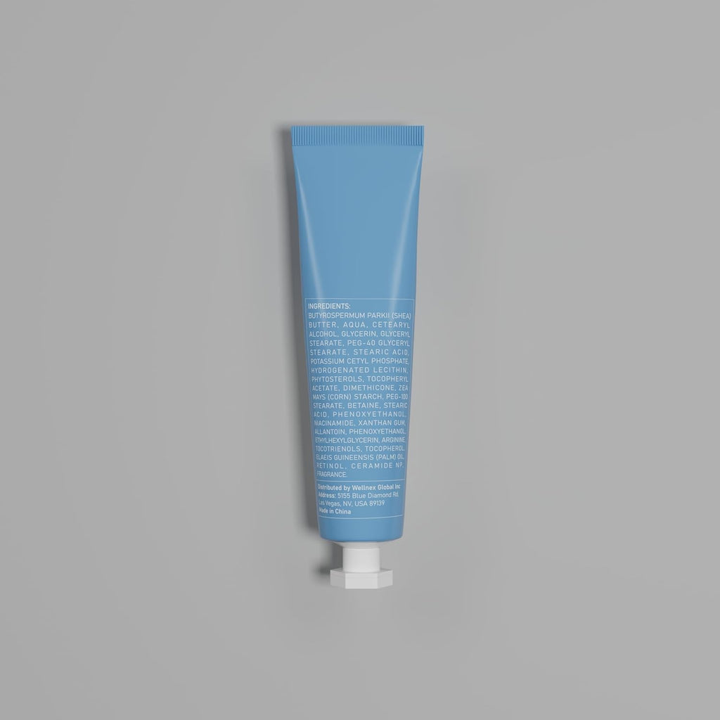 Shea Butter Hand Cream, Made with 45% Shea Butter Moisturizer for Dry Hands, Vitamin E Niacinamide Ceramide Hand Lotion, Radiant Nourish Moisturizing Cream, 2.37 Fl Oz