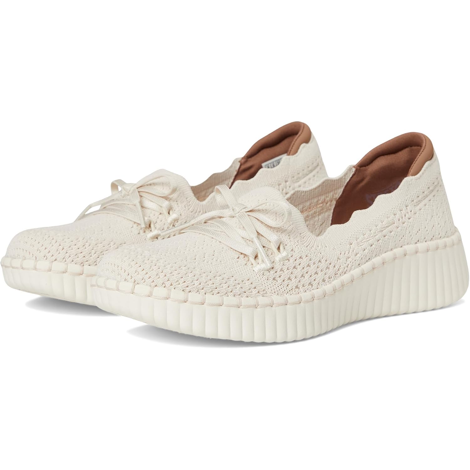 Skechers Women'S Wilshire Blvd Knit Sail Sneakers