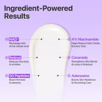 Numbuzin No.9 Nad+ Retinol Eye Cream For Dark Circles, Puffiness & Anti-Aging Eye Serum With 50 Peptides, Niacinamide & Ceramide, Reduces Wrinkles & Fine Lines, Korean Eye Cream, 0.33 Fl Oz