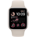 Apple Watch Se (2Nd Gen) (Gps, 40Mm) - Starlight Aluminum Case With Starlight Sport Band, S/M (Renewed Premium)