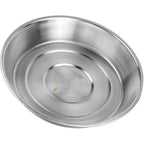 12 Inch Heavy Duty Cheese Melting Dome Wok Lids - Stainless Steel Griddle Grill Accessories - Durable Round Basting, Steaming Cover - Heat Resistant Handle for Flat Top Griddle Grill- 2 Domes