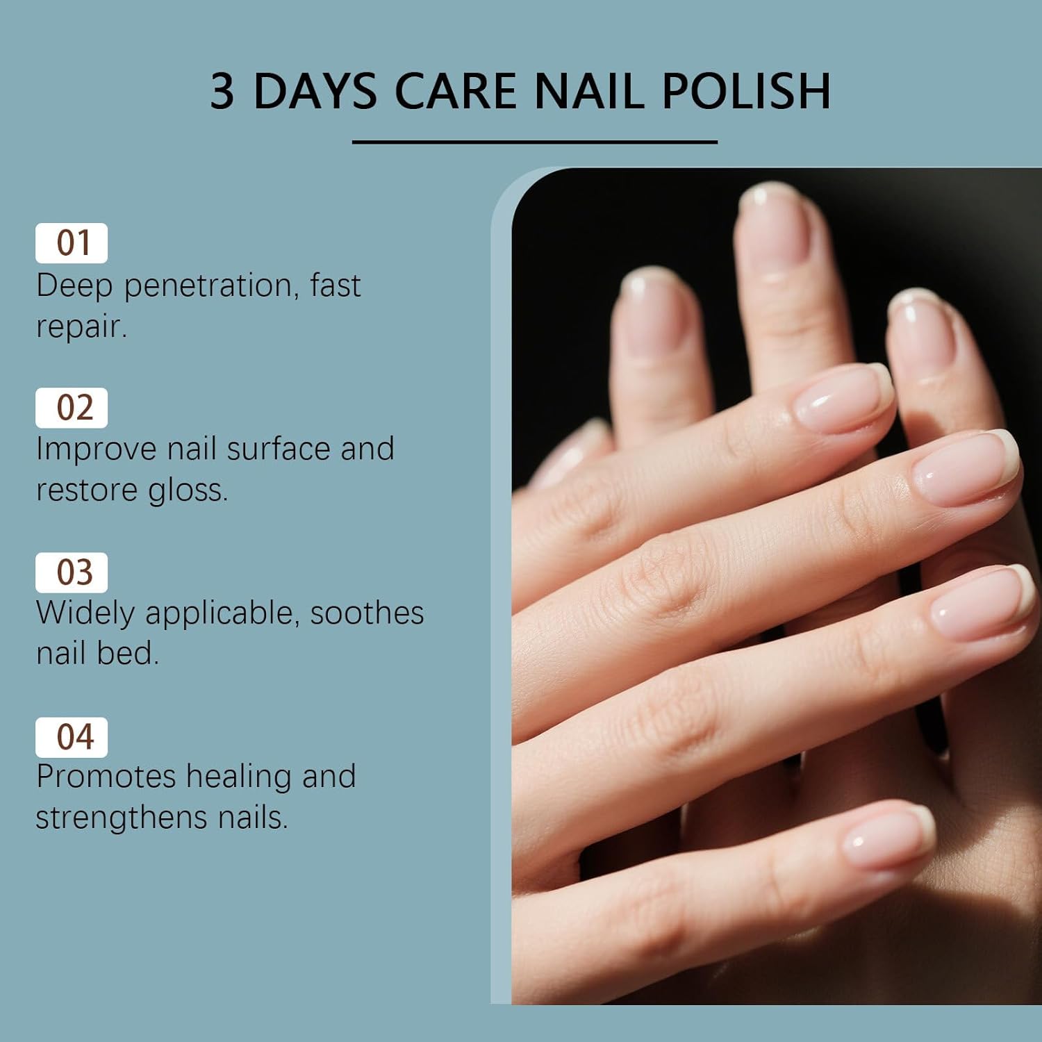 2pcs 3 Days Nail Care Oil, 2026 New Nail Care Oil with Keratin, Moisturizing Strengthening Nail Care Polish Oil for Dry, Weak, Fragile and Damaged Nails