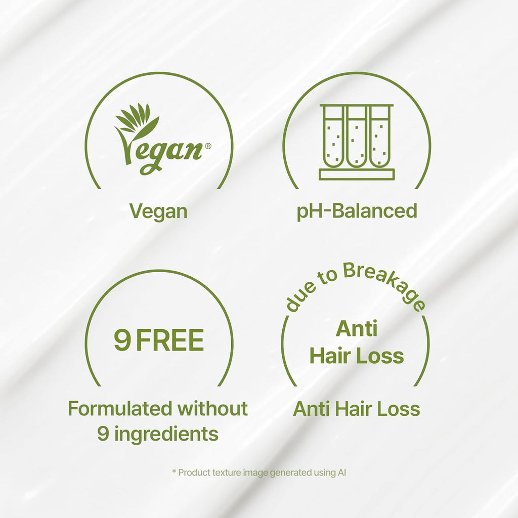 Ryo Root:Gen Korean Conditioner For Hair Loss Due To Breakage | Silicone-Free Formula | Lightweight Treatment With Jojoba Wax | For Hair Thickening & Volumizing | With Caffeine (11.9 Fl. Oz)