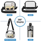 Clear Purse For Stadium Events -Clear Bag Stadium Approved Small Mini Sports Fan Handbags & Purses For Events Concerts