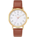 Maxi Numbers Womens Watch - Interchangeable Genuine Leather Band - Large Easy To Read Nurse Watch With Second Hand For Women, Nurses, Teachers, Moms Olivia
