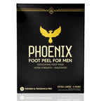 (Pack of 2) Phoenix Foot Peel for Men - Extra Large - Extra Strength - Exfoliating Dry Feet Treatment - Callus Remover - Unscented - Paraben and Fragrance Free
