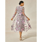 Women'S Maxi Dresses 2 Piece Outfit Wedding Guest Cocktail Tea Party Dress Ruffle Lace Floral Casual Formal Evening Dress