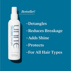 Unite Hair 7Seconds Detangler Leave-In Conditioner Spray For Frizz Control & Heat Protection