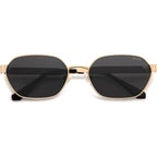 Sojos Trendy Polarized Hexagon Sunglasses For Women Men, Uv400 Retro Rectangle Shades Sj1238