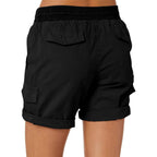Womens Summer Shorts Relaxed Fit High Waist Casual 4 Pocketed 2026 Hiking Cargo Shorts Outdoor Outfits S-2XL