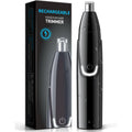 ZORAMI Rechargeable Ear and Nose Hair Trimmer - 2026 Professional Painless Eyebrow & Facial Hair Trimmer for Men Women, Powerful Motor and Dual-Edge Blades for Smoother Cutting Black