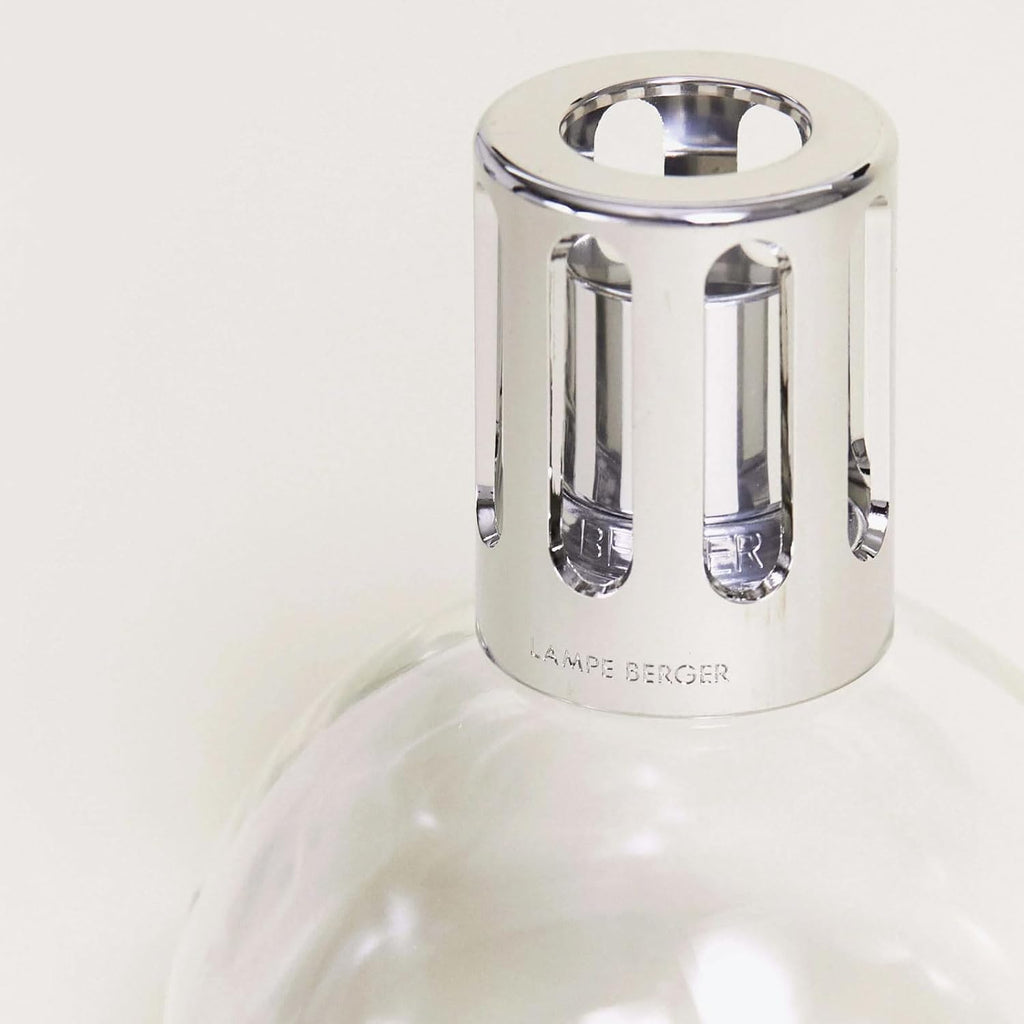 Maison Berger Lampe Berger Starter Kit, Round Lamp + 2 Refills | Round Lamp Starter Kit, 2 X 250 Ml Refills (Ocean Breeze & So Neutral), Helps Neutralize Odors, Made In France