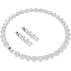 Swarovski Ariana Grande Collection, Clear Crystal & Pearls, Rhodium Finish, Necklaces, Earrings and Bracelets