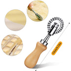 Pastry Wheel Cutter - Pasta Cutter Wheel - Ravioli Crimper Cutter Wheel For Home And Kitchen Use, 1.3Inch