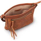 The Sak Womens Sanibel Leather Mini Crossbody Bag