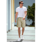 Mens Baggy Denim Shorts Summer Loose Fit Casual Wide Leg Rigid Jean Shorts