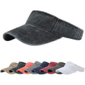 Sport Sun Visor Hats Cotton Ball Caps Empty Top Baseball Sun Cap for Men Women