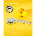Lemon Squeezer, Stainless Steel Lemon Juicer, Manual Juicer For Lemon Citrus Lime Orange, Handheld Citrus Squeezer