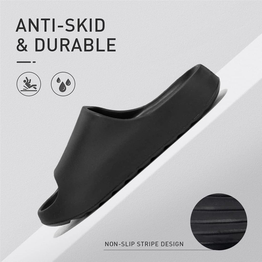 Cloud Slides For Women And Men, Platform Slides Slippers, Non-Slip Quick Drying Soft Lightweight Shower Shoes, Thick Sole Open Toe Slides Sandals For Indoor & Outdoor