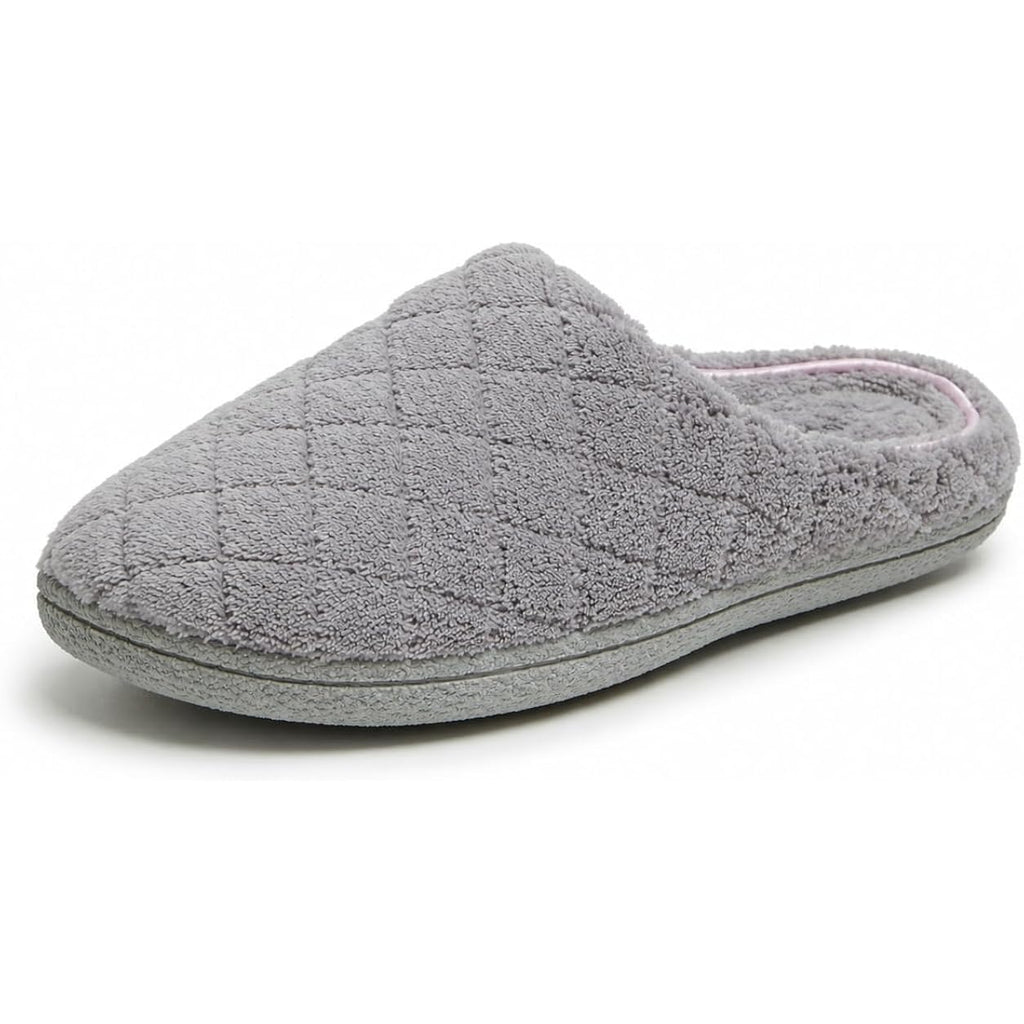 Leslie Terry Clog House Shoes With Memory Foam, Indoor Slippers With Wide Widths
