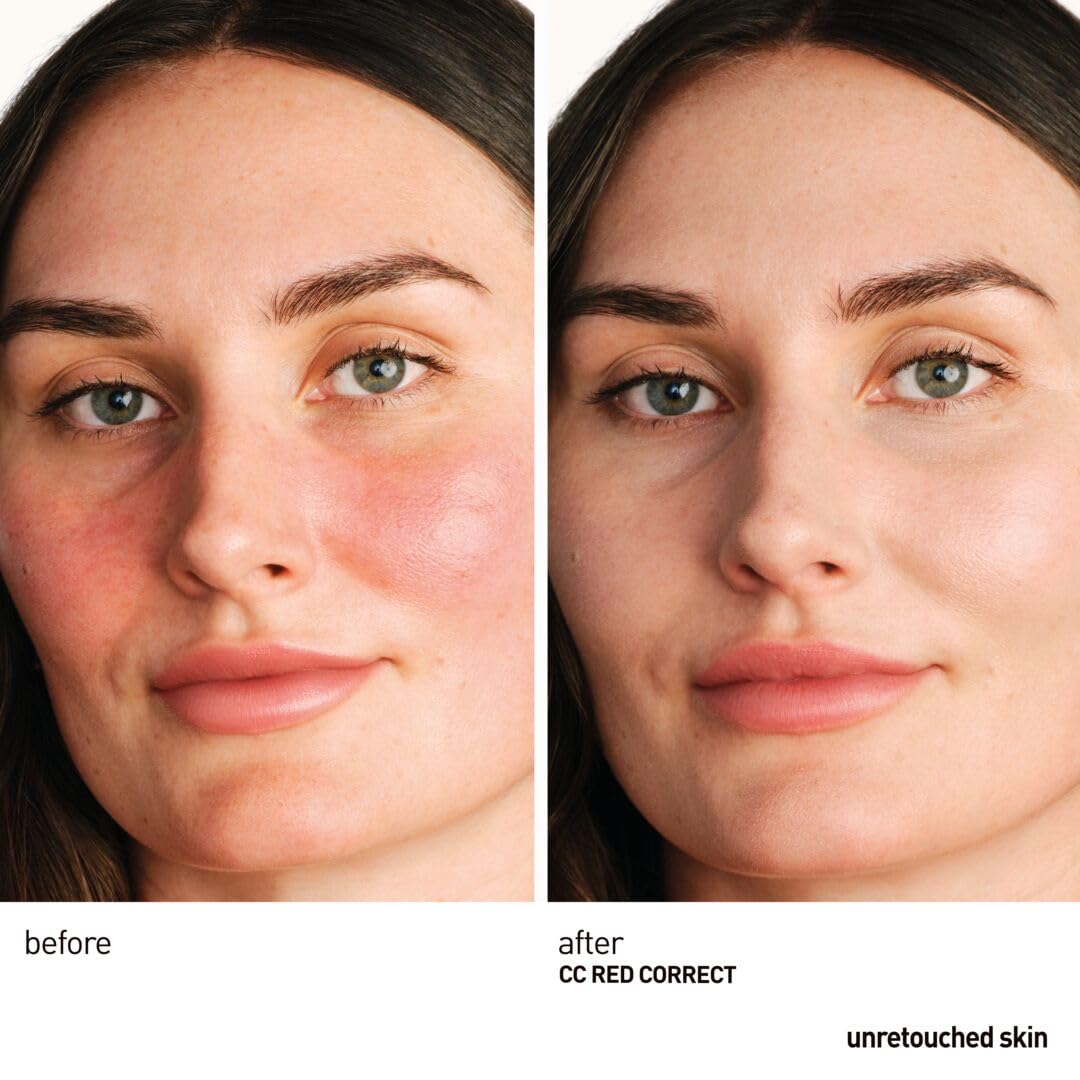 Erborian CC Red Color Correcting SPF 25 Green Pigment Cream, Neutralizes Redness, Calms Skin, Lightweight, Tone‑Perfecting Primer, Korean Skincare
