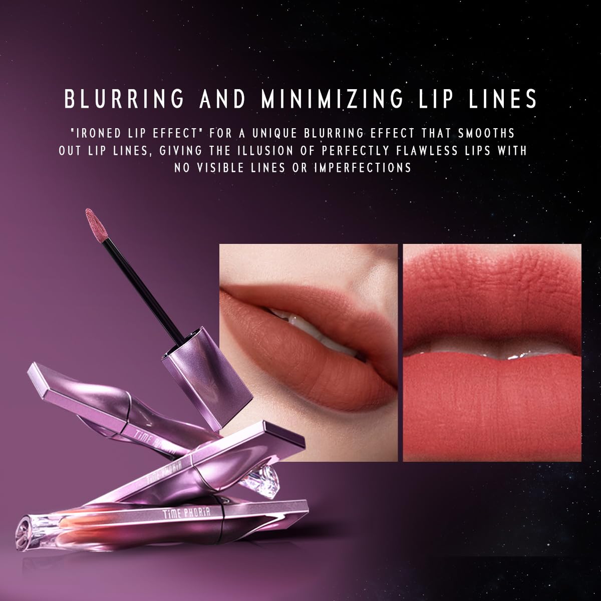 Nebula Velvet Lip Cream, 09 Helion Deep Berry Red Color, Velvet Matte Finish, Lightweight Non-Drying Soft Cream Texture, Blurs Lip Lines, High Pigment Transfer-Proof Long-Lasting Lip Tint