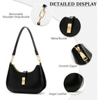 Kkxiu Shoulder Bag For Women Cute Hobo Handbag And Vegan Leather Retro Small Clutch Purse With Zipper
