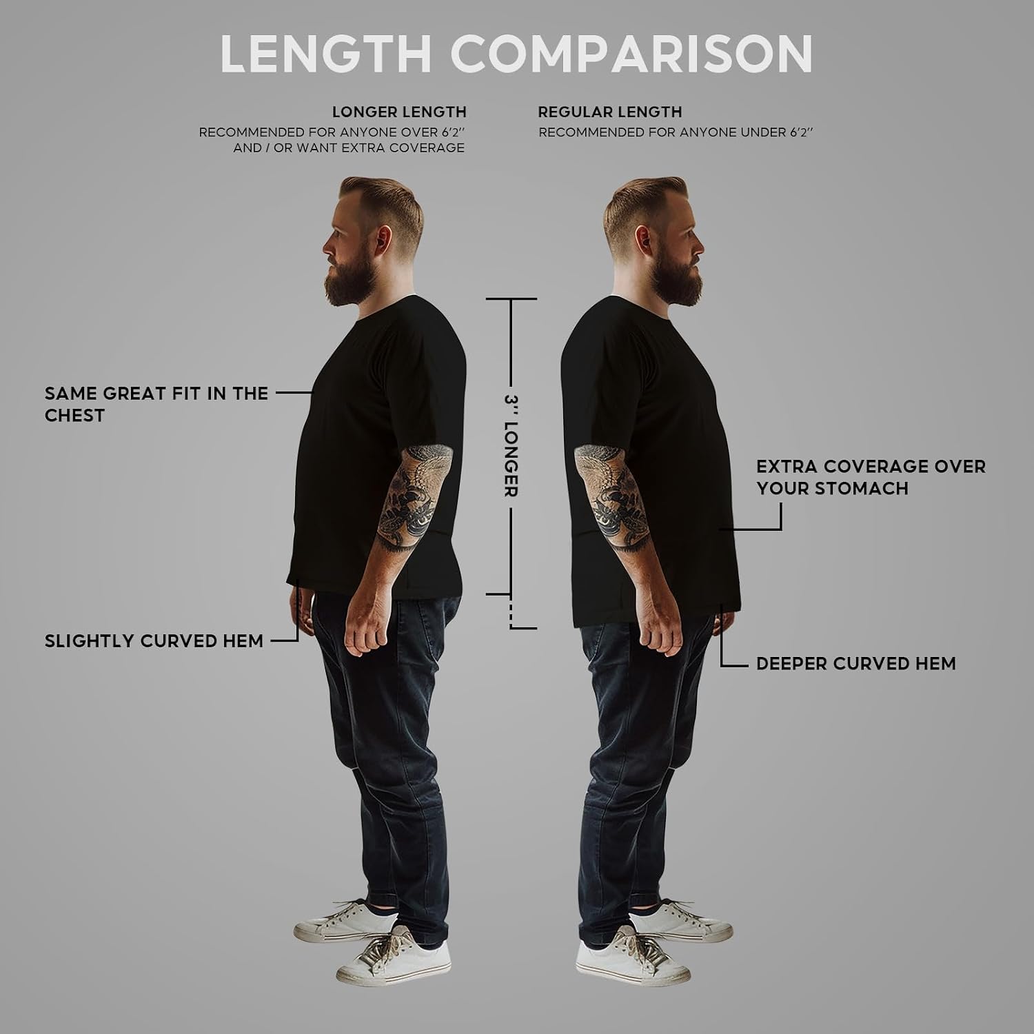 Men'S 3Xl-8Xl Big And Tall T-Shirts Casual Stretch Short-Sleeve Tee For Men