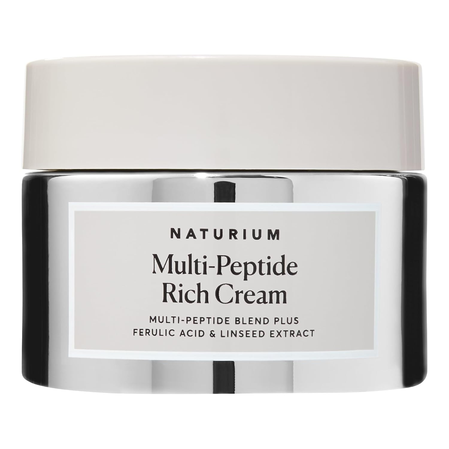Naturium Multi-Peptide Rich Cream, Hydrating & Nourishing To Help Appearance Of Fine Lines & Wrinkles, Vegan & Cruelty-Free, 1.7 Oz