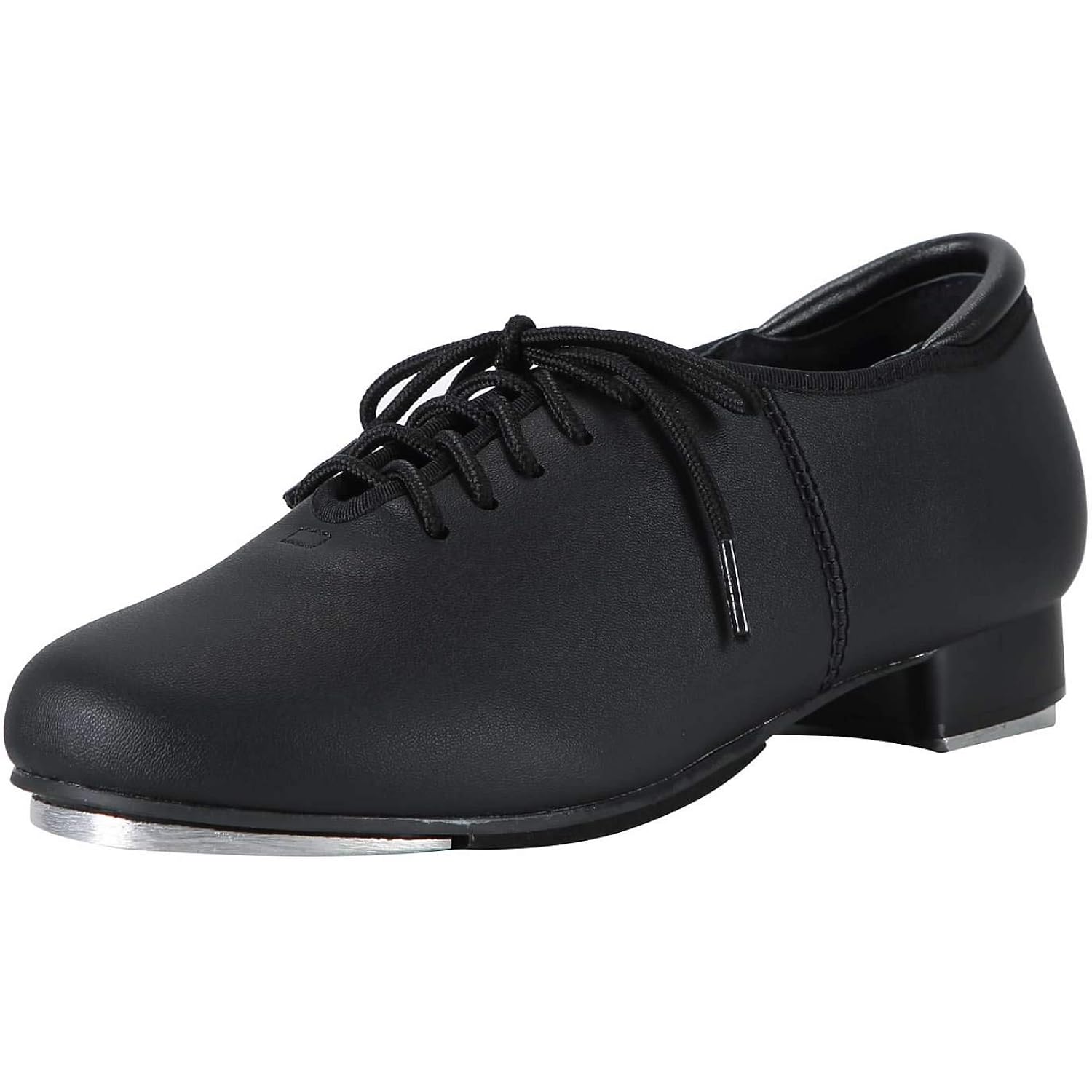 Linodes Pu Leather Lace Up Tap Shoe Dance Shoes For Women And Men'S Dance Shoes