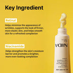 Nida Revive Eye Cream For Face And Neck | Probiotics Lystate Solution, Retinal, Peptide Complex, Bakuchiol | Wrinkles, Fine Lines, Cell Turnover, Firm Skin Texture, Radiant Skin | 1.35 Fl. Oz., 40Ml