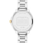Coach Kitt Women'S Quartz Multifunction Watch, Stainless Steel Bracelet, Water-Resistant To 3Atm, Chic And Versatile Timepiece - Gift For Her, 34Mm