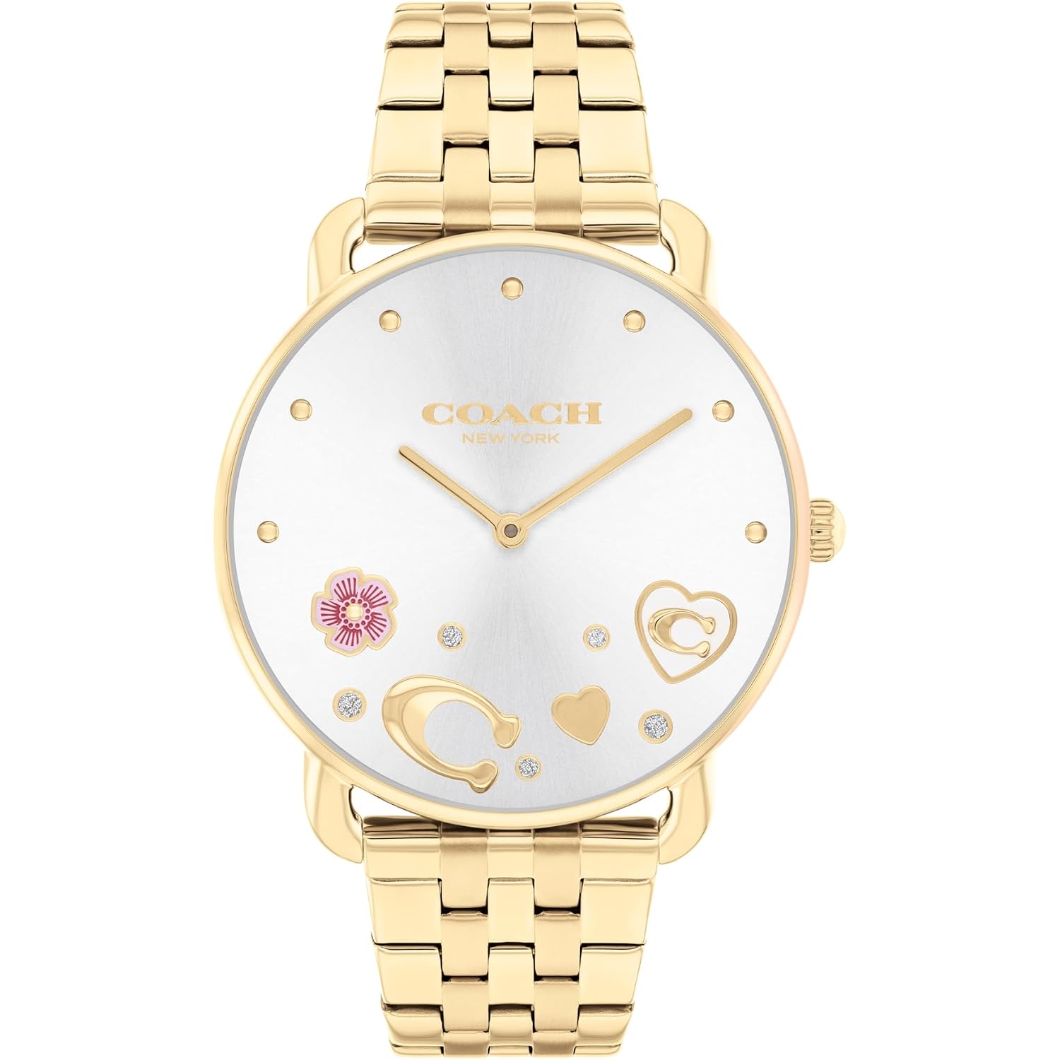 Coach Elliot Women'S Watch | Sleek Design With Scattered Charms | Timeless Style For Every Occasion | Gift For Her | Water-Resistant | 36 Mm