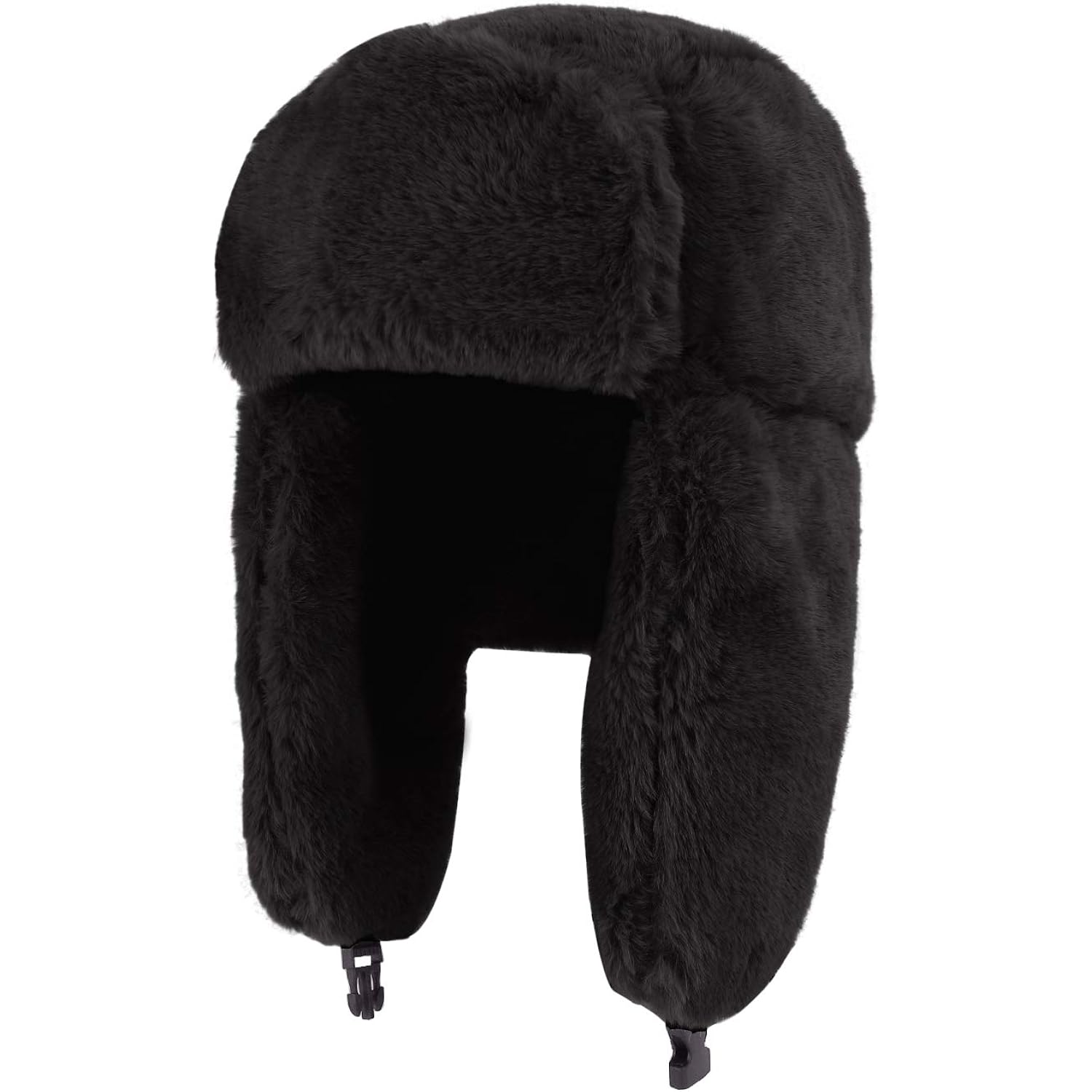 Warm Trapper Hat for Men Women Winter Cozy Plush Faux Fur Ushanka Russian Hats Cold Weather Ear Flap Hunting Snow Eskimo Hat