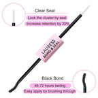 Lash Bond and Seal Mascara for Long Lasting Waterproof Eyelash Extensions - 5ml+5ml