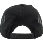 KBETHOS Vintage Washed Distressed Cotton Dad Hat Baseball Cap Adjustable Polo Trucker Unisex Style Headwear Black Trucker
